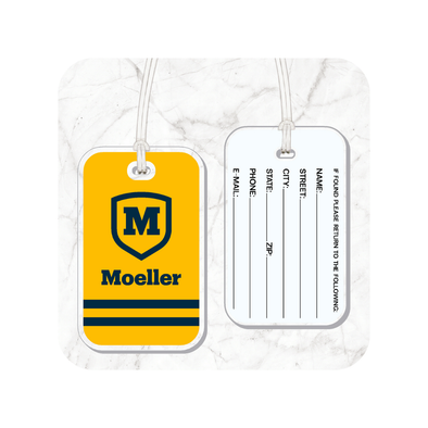 Moeller Acrylic Luggage Tag