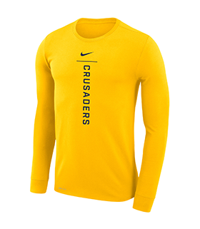 Yellow dri fit long sleeve deals shirt